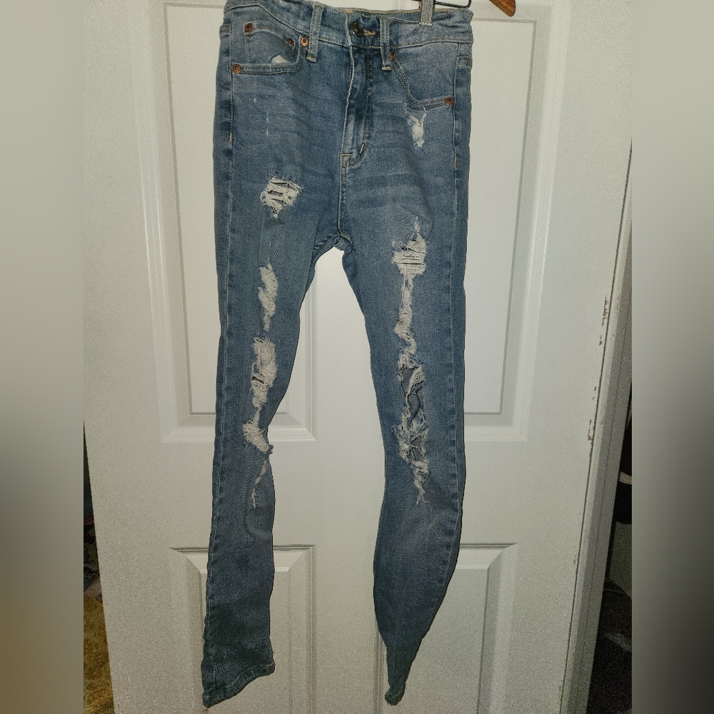 Aeropostle Size 0 Checky Jeggings